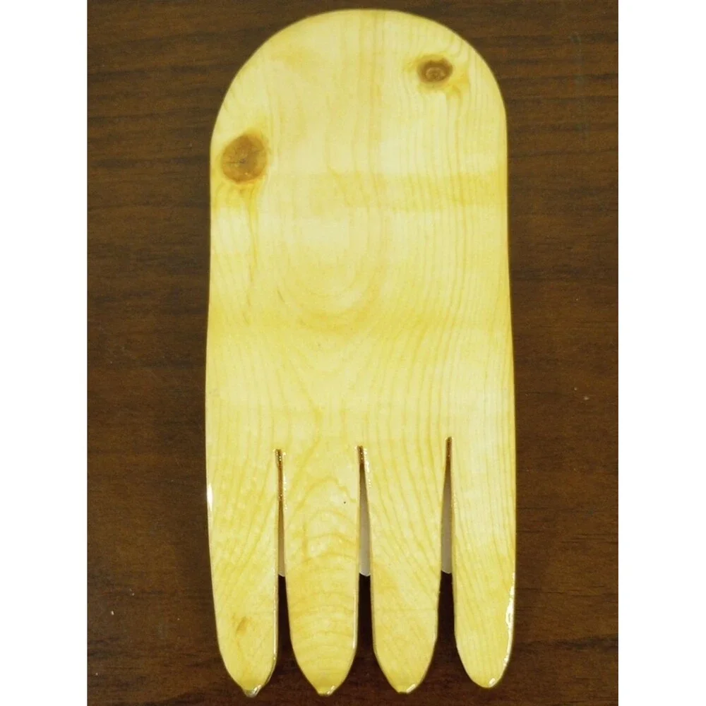 Bear Paws Salad/Pasta Forks, Spruce Wood - New!